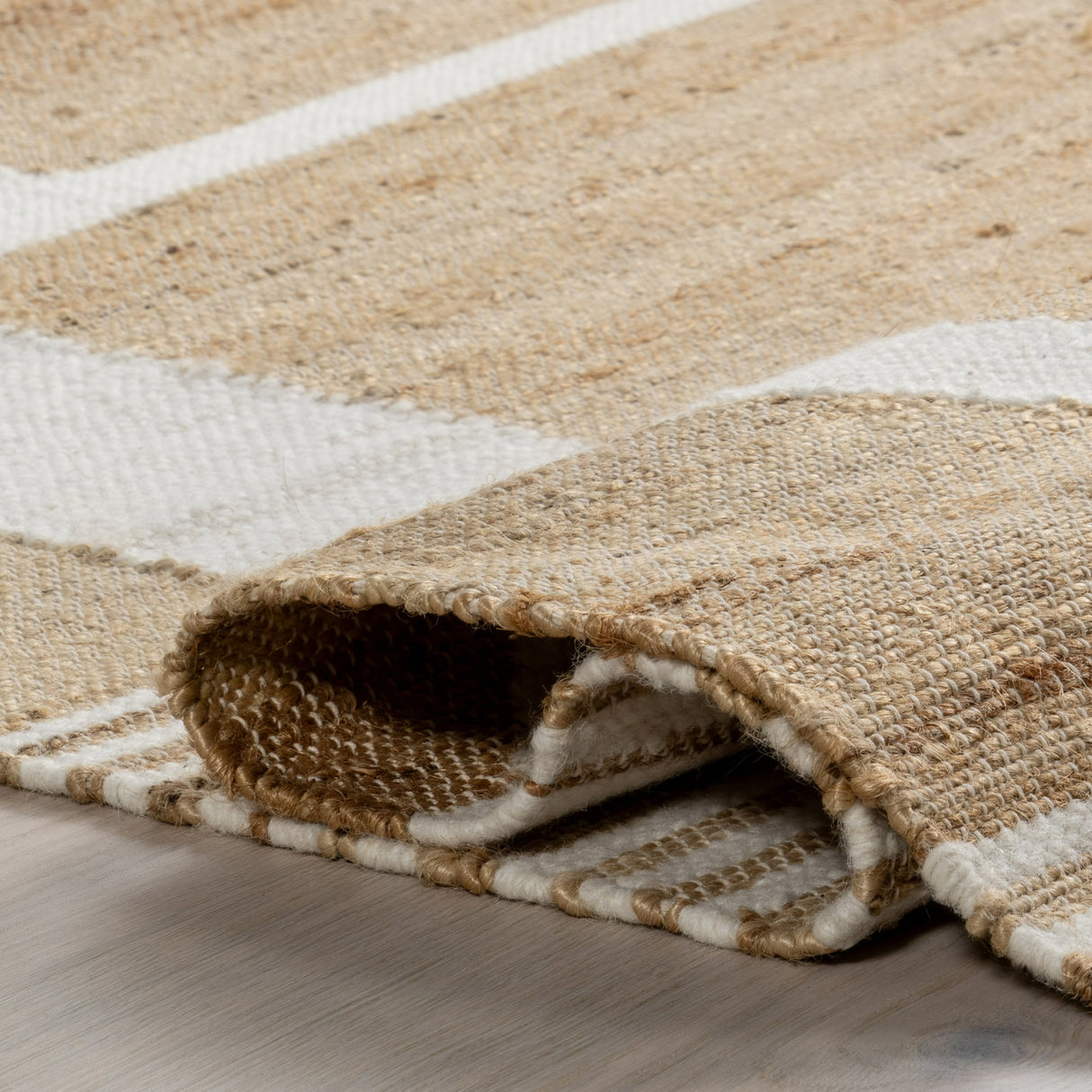 Braided Area Hemp Jute Rug Hand tufted Rug For Bedroom