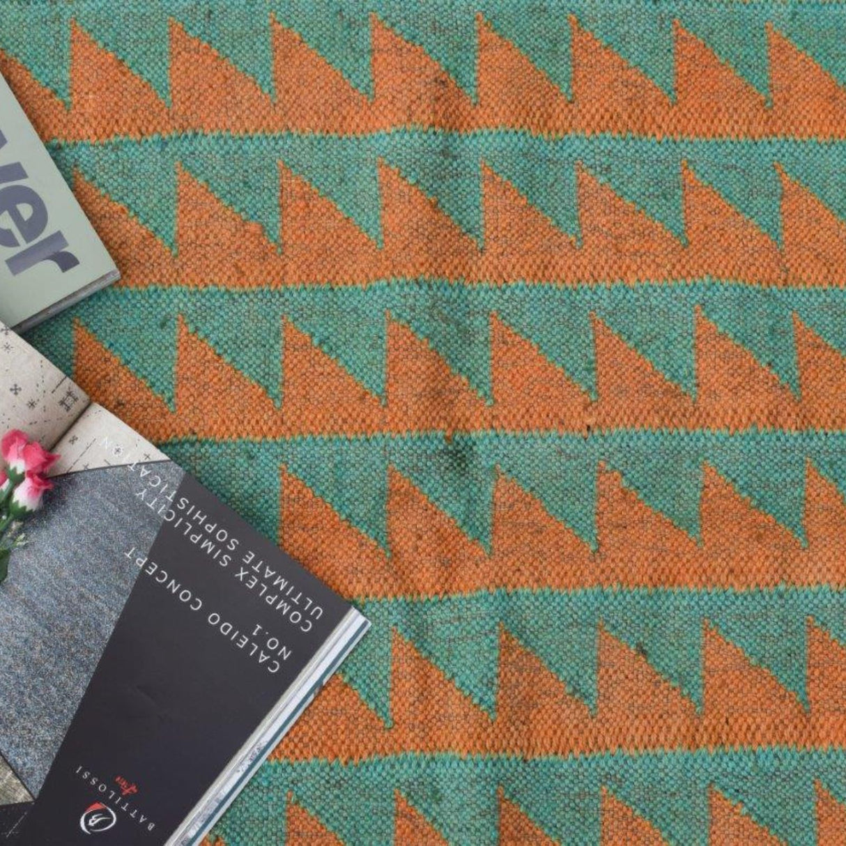 Turkish Kilim Rugs, Modern Jute Kilim Custom Rug