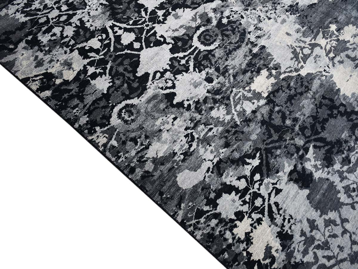 Contemporary Knotted Carpet, Exclusive Knotted Modern Carpet