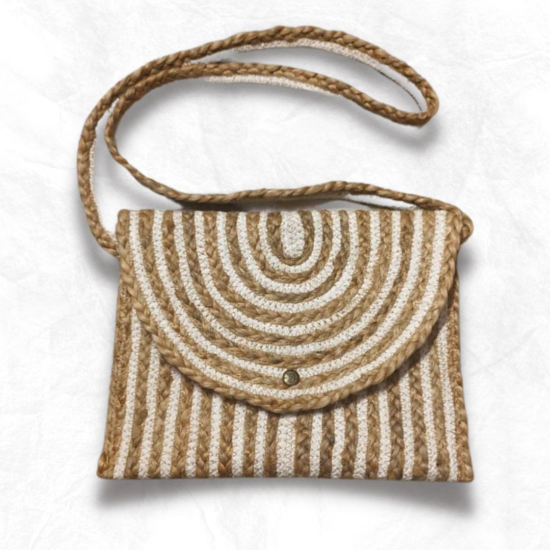 Unique cotton jute blend sling bags