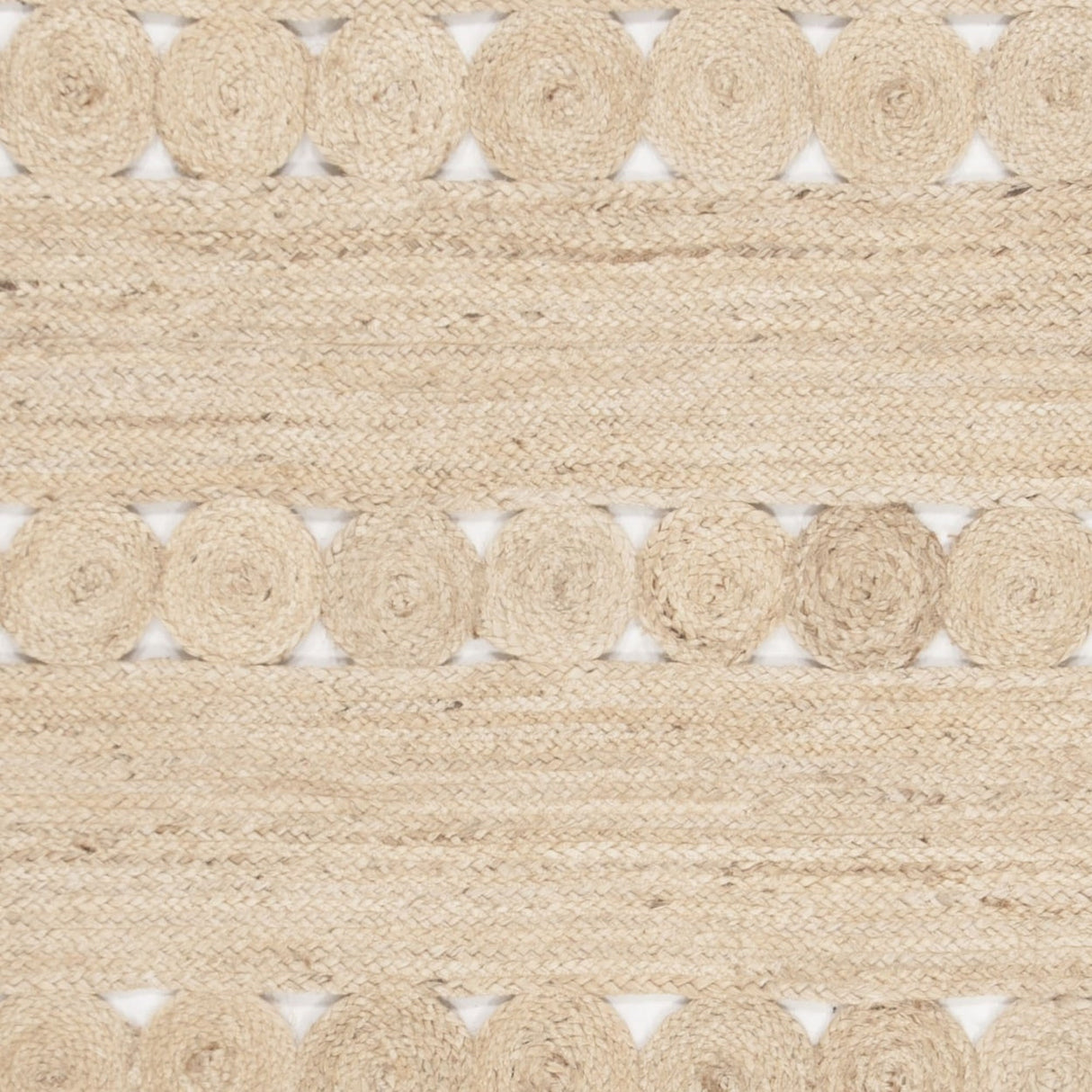 Braided Geometric Jute Rug – Handmade Kaelee Natural Fiber Area Rug