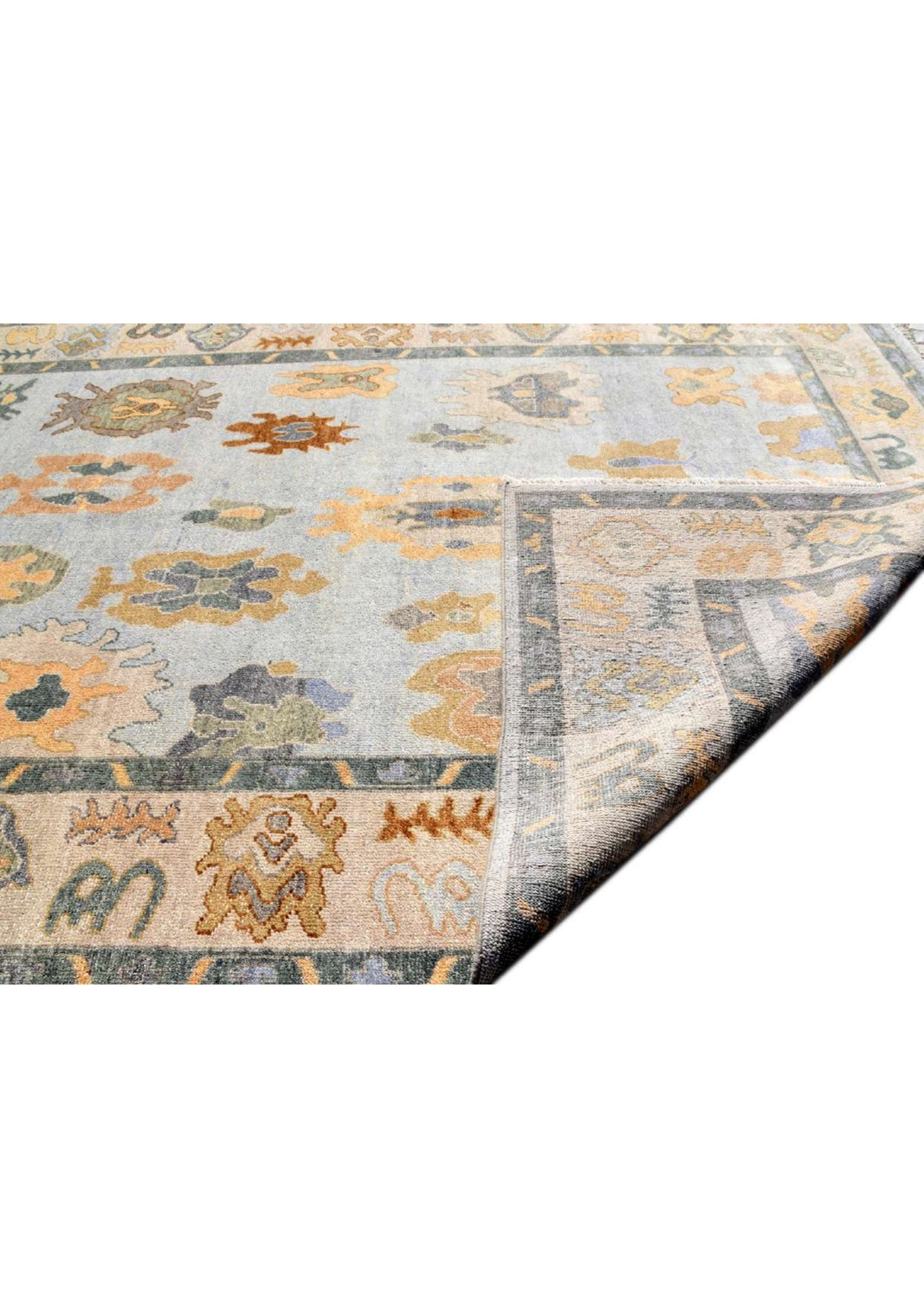 Handmade Home Decor Oushak Rug, Wool Oushak Carpets