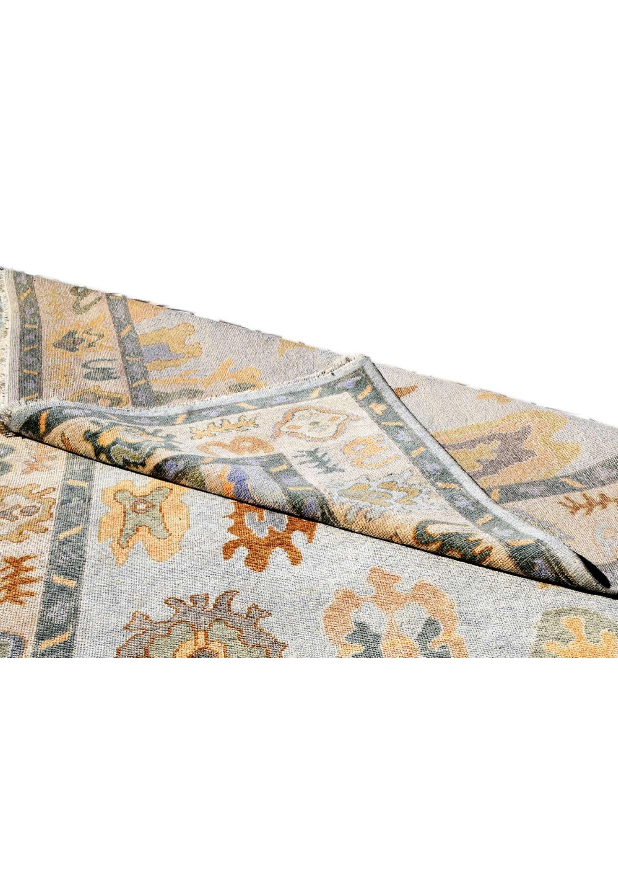 Handmade Home Decor Oushak Rug, Wool Oushak Carpets