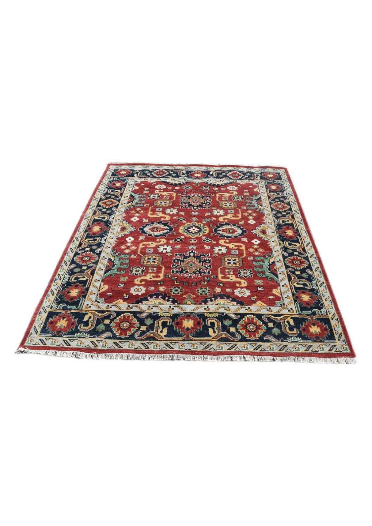 Turkish Vintage Oushak Carpet, Modern Oushak Rugs