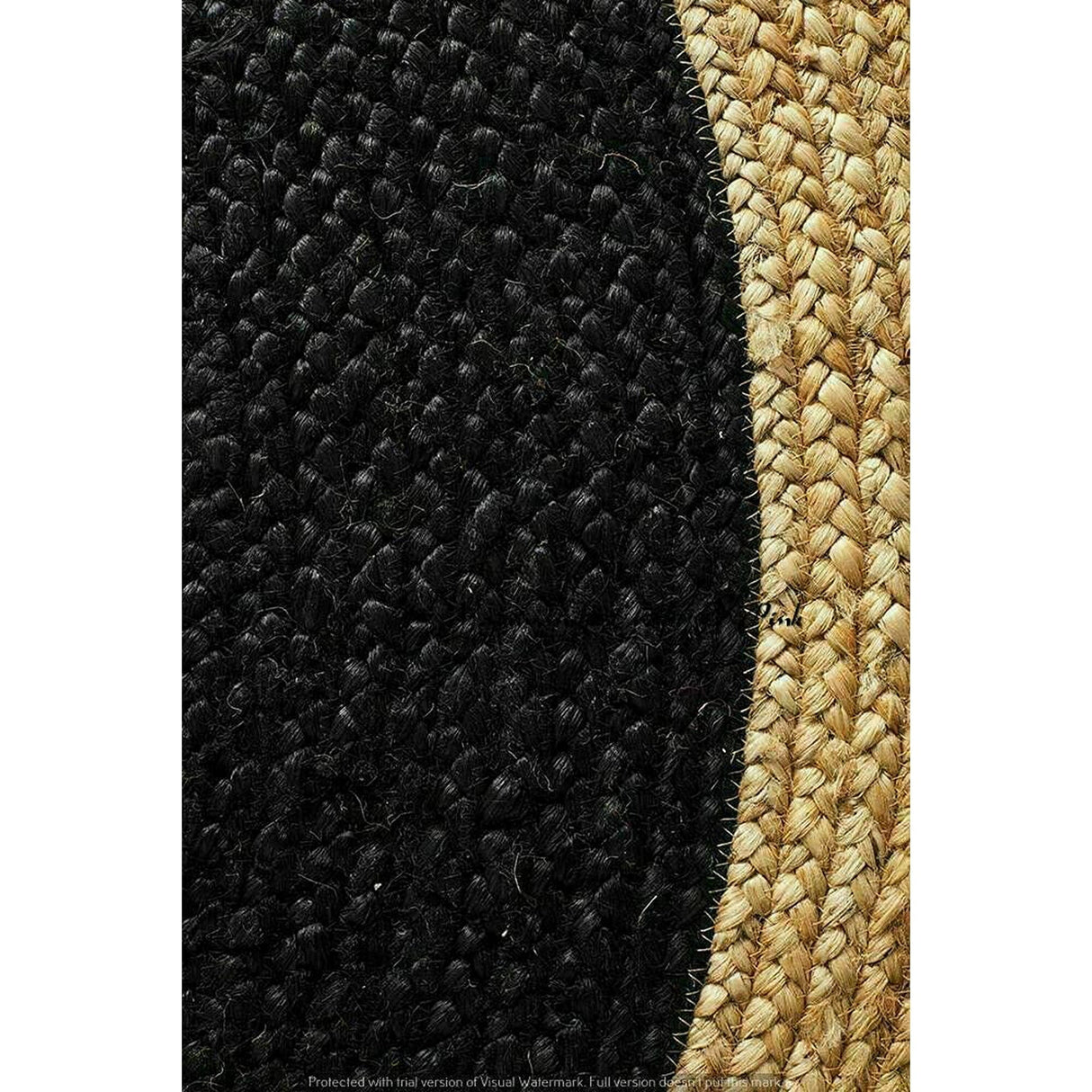 Handmade Natural Jute Round Rug – Braided Area Rug for Stylish Home Décor