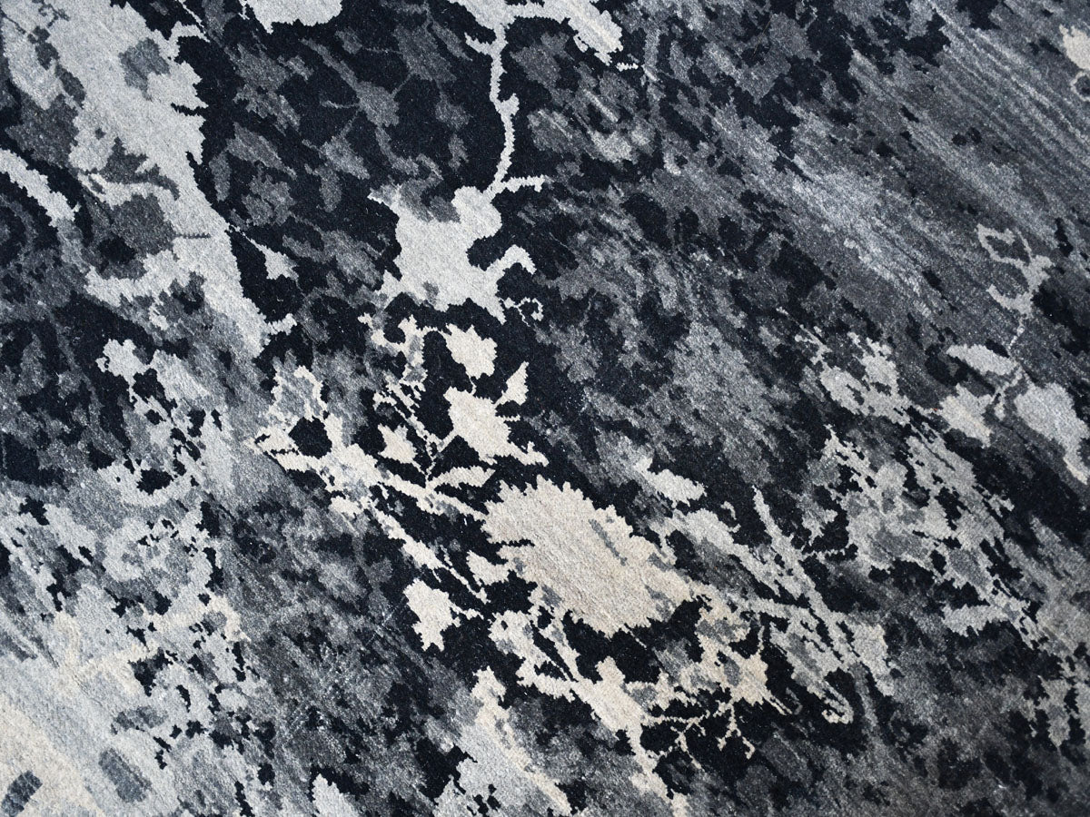 Contemporary Knotted Carpet, Exclusive Knotted Modern Carpet