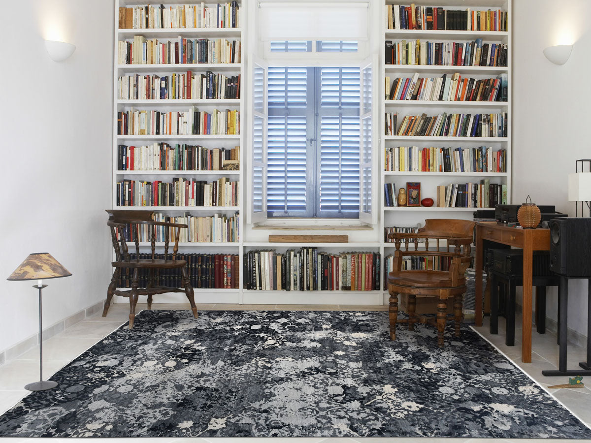 Contemporary Knotted Carpet, Exclusive Knotted Modern Carpet