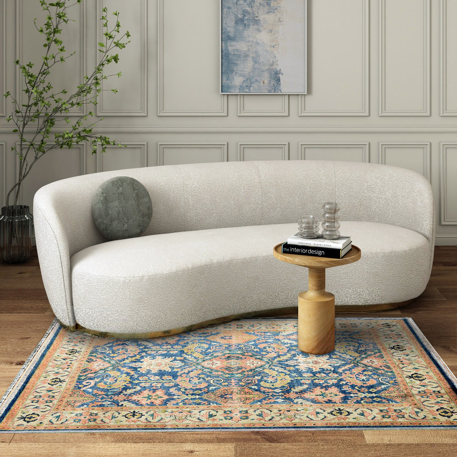 Living Room Designer Oushak Rug, Handwoven Oushak Carpets