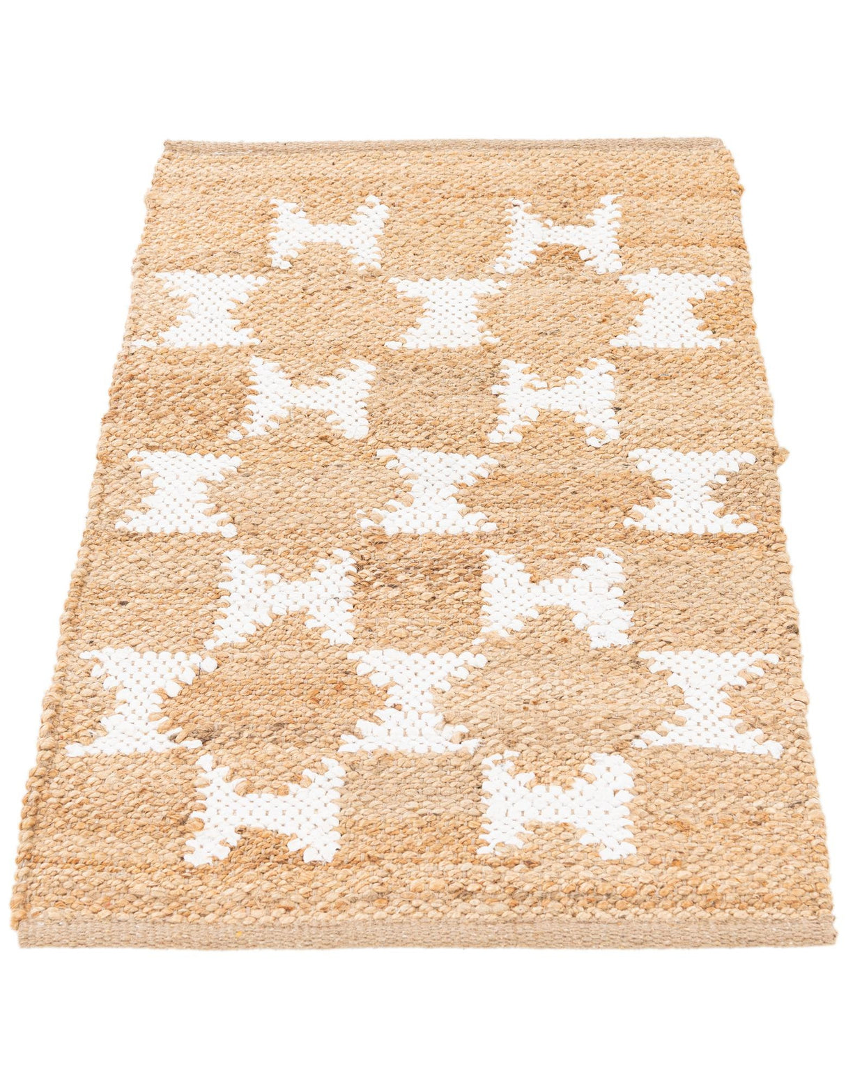 Beige Hand Braided Jute Rug, Hemp Jute Rug