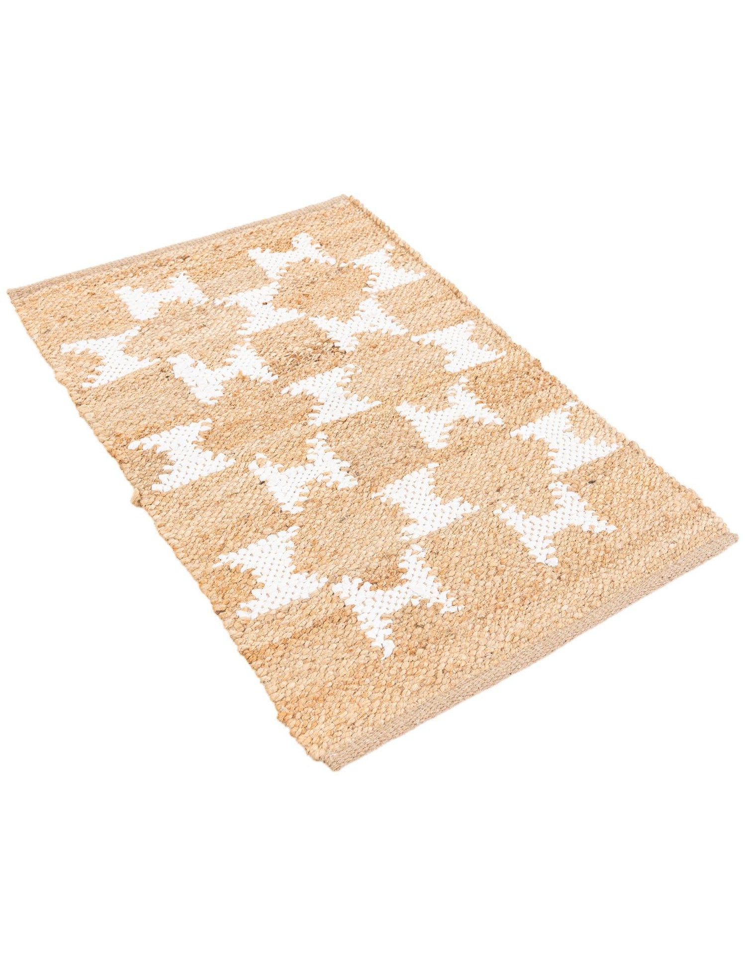 Beige Hand Braided Jute Rug, Hemp Jute Rug