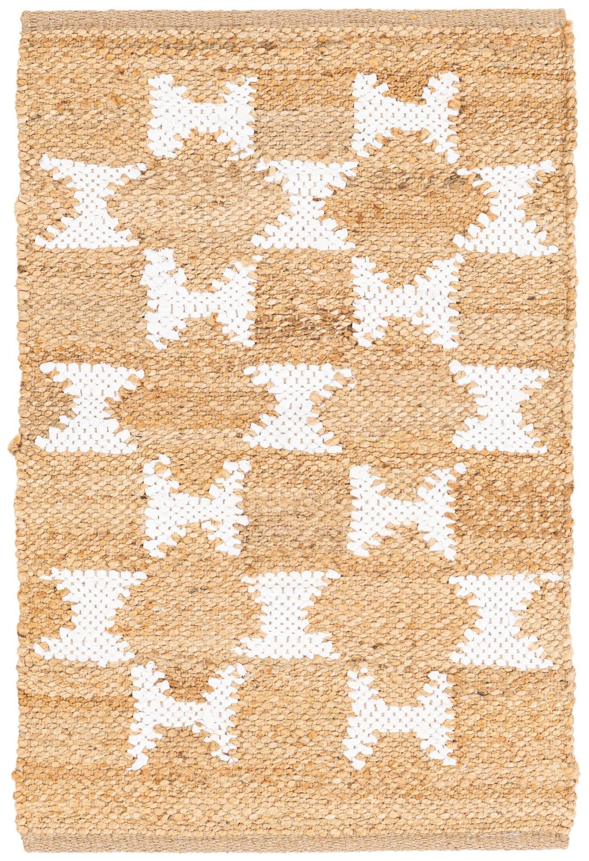 Beige Hand Braided Jute Rug, Hemp Jute Rug
