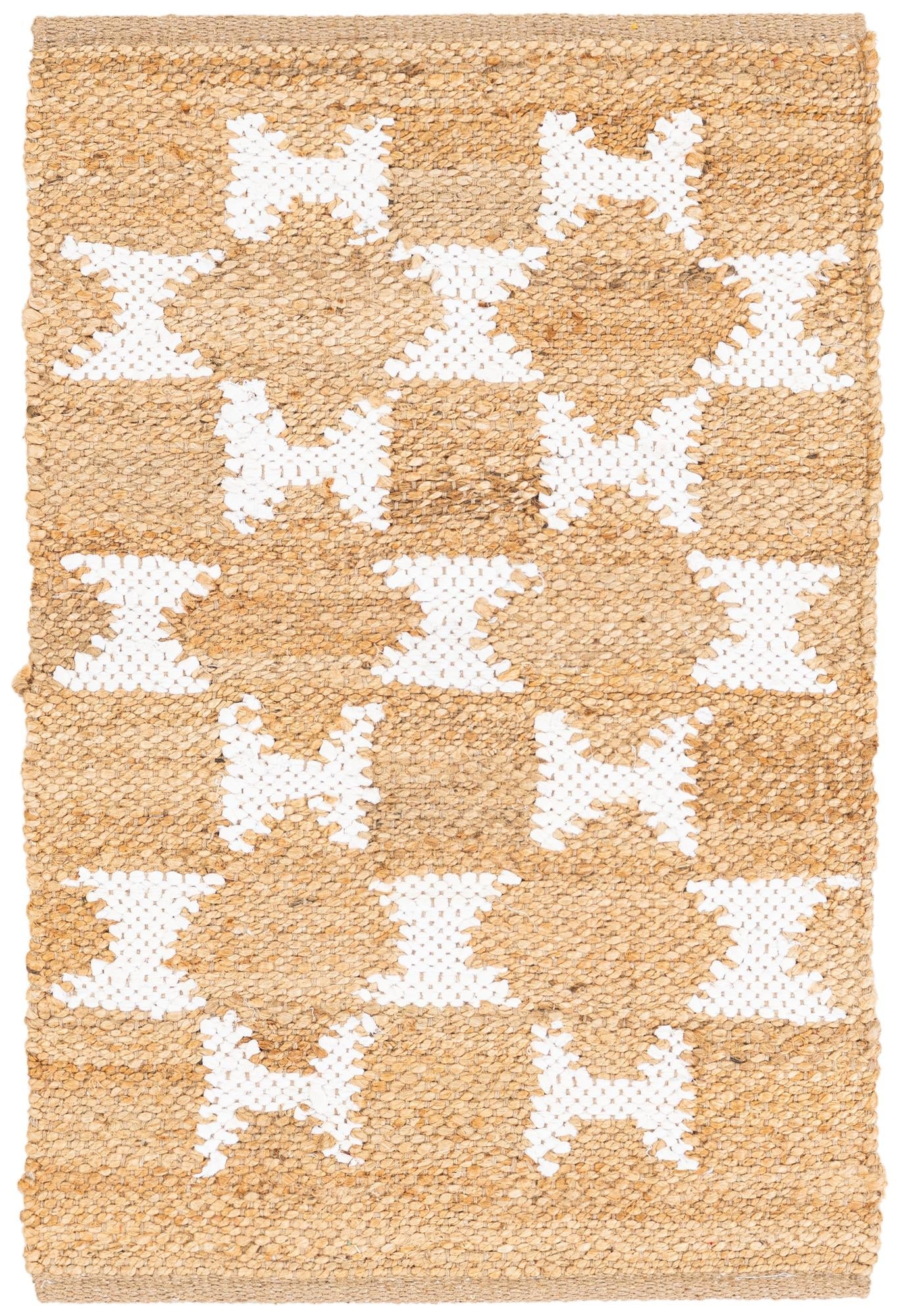 Beige Hand Braided Jute Rug, Hemp Jute Rug