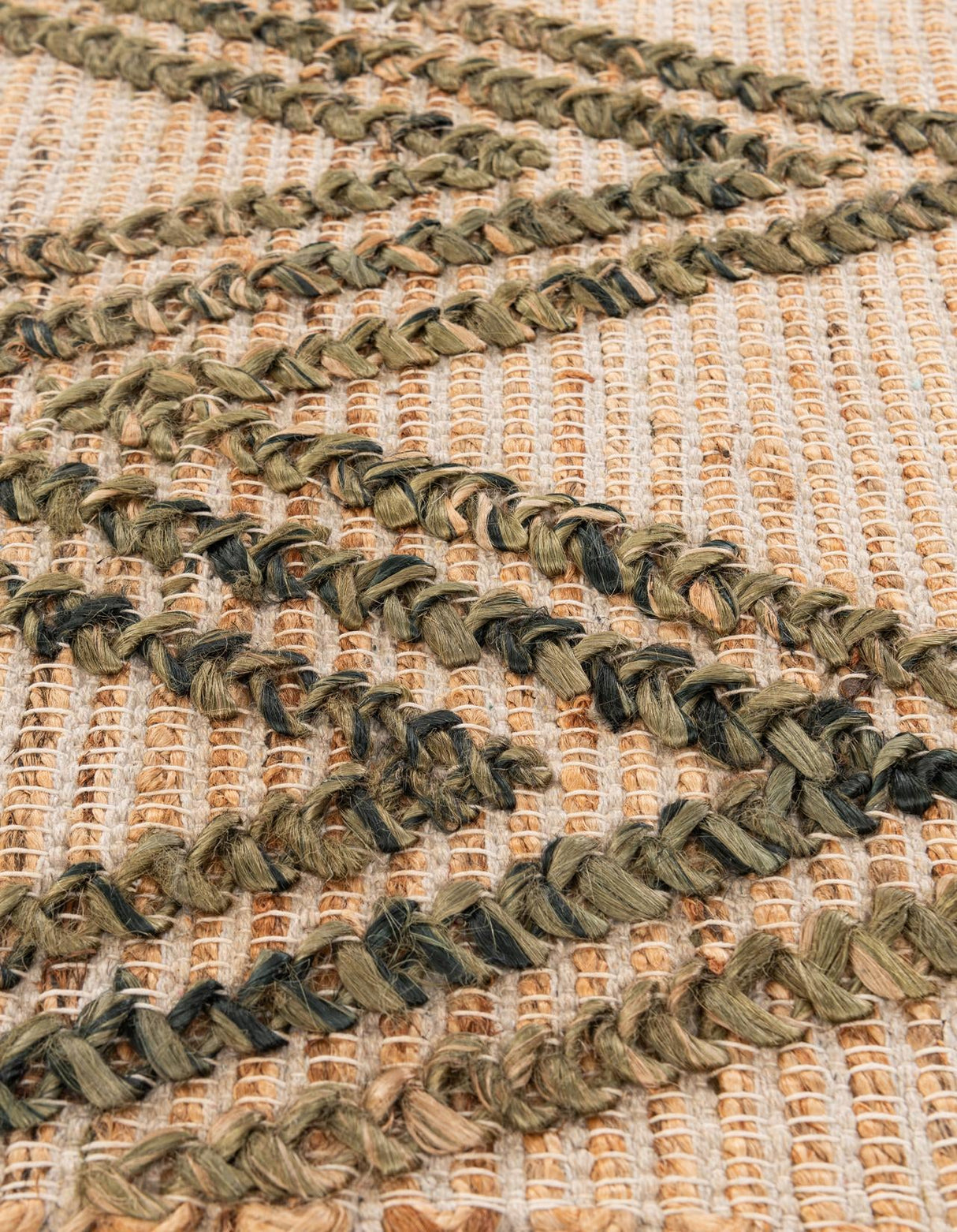 Hand Braided Jute Rug, Natural Fiber Rugs,Sisal Wool Rugs