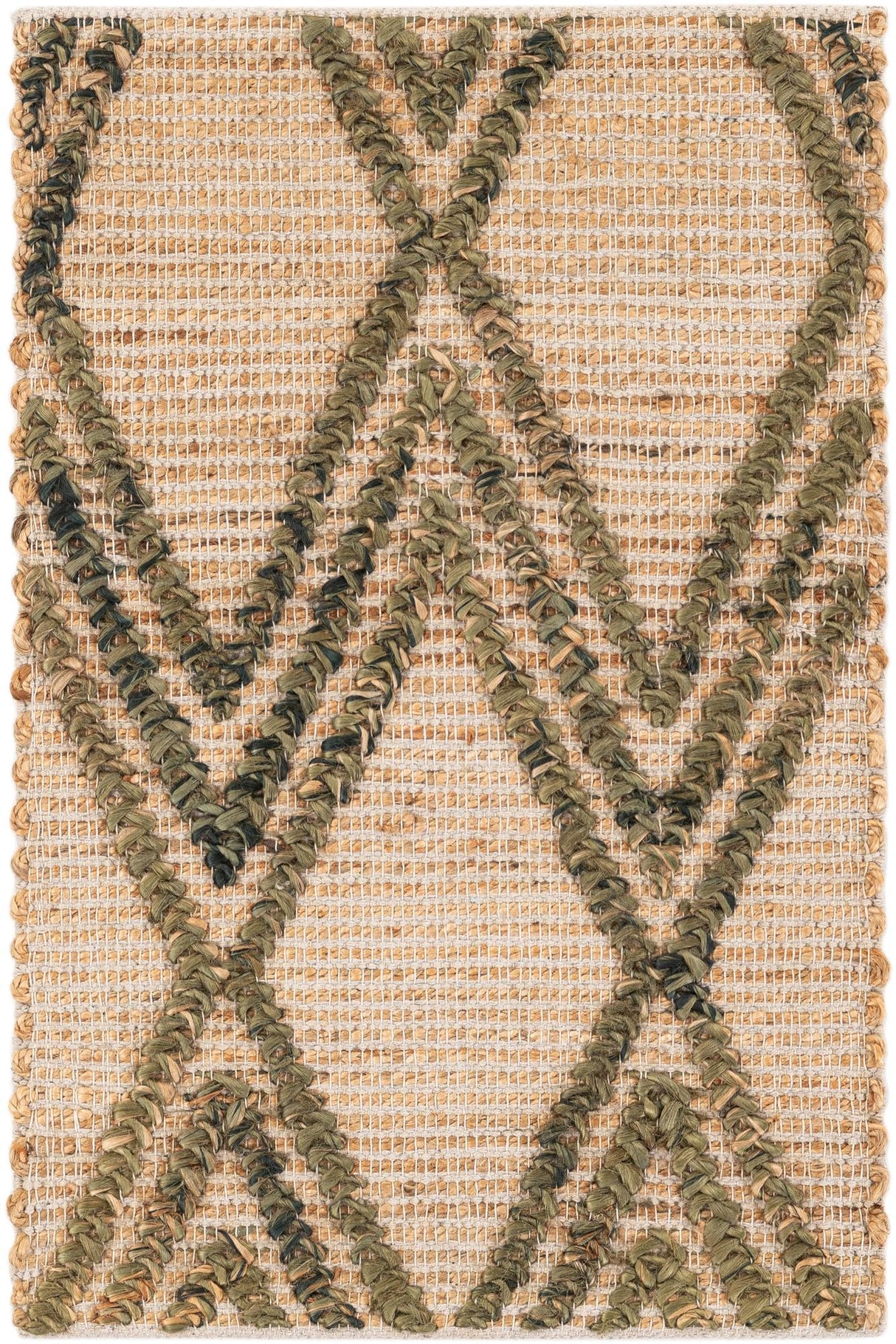 Hand Braided Jute Rug, Natural Fiber Rugs,Sisal Wool Rugs