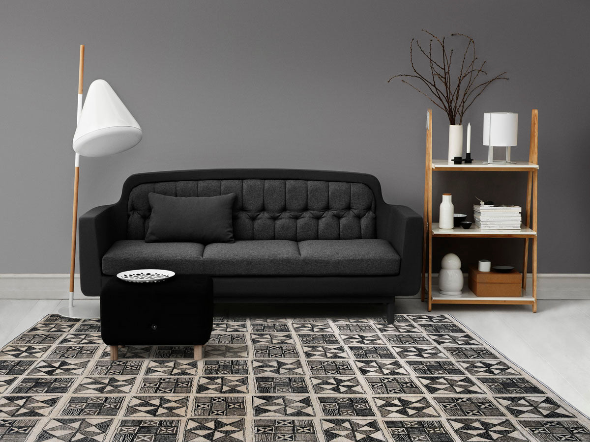 Handmade Silk Viscose Carpets, Exclusive Knotted Modern Carpet