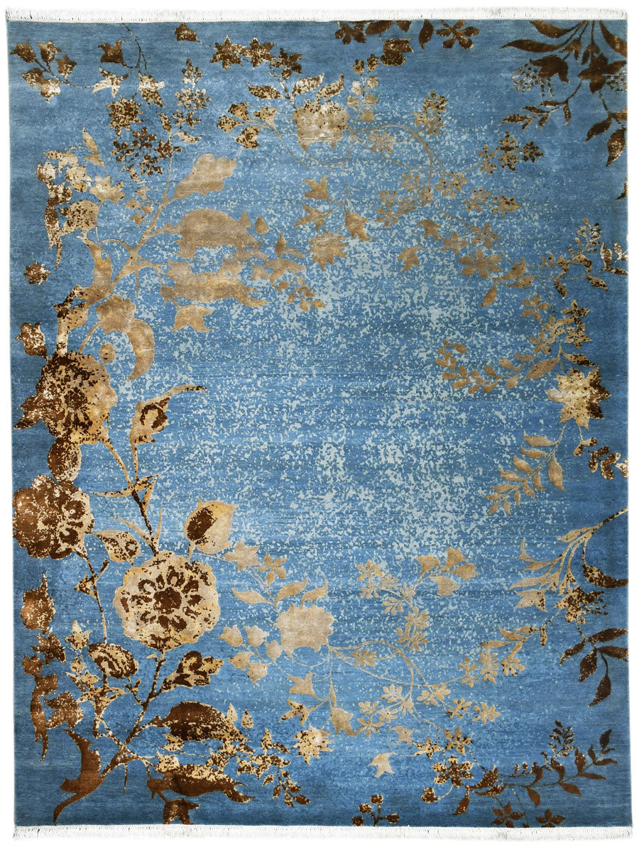 Contemporary Knotted Carpet, Exclusive Knotted Modern Carpet for Living Rooms