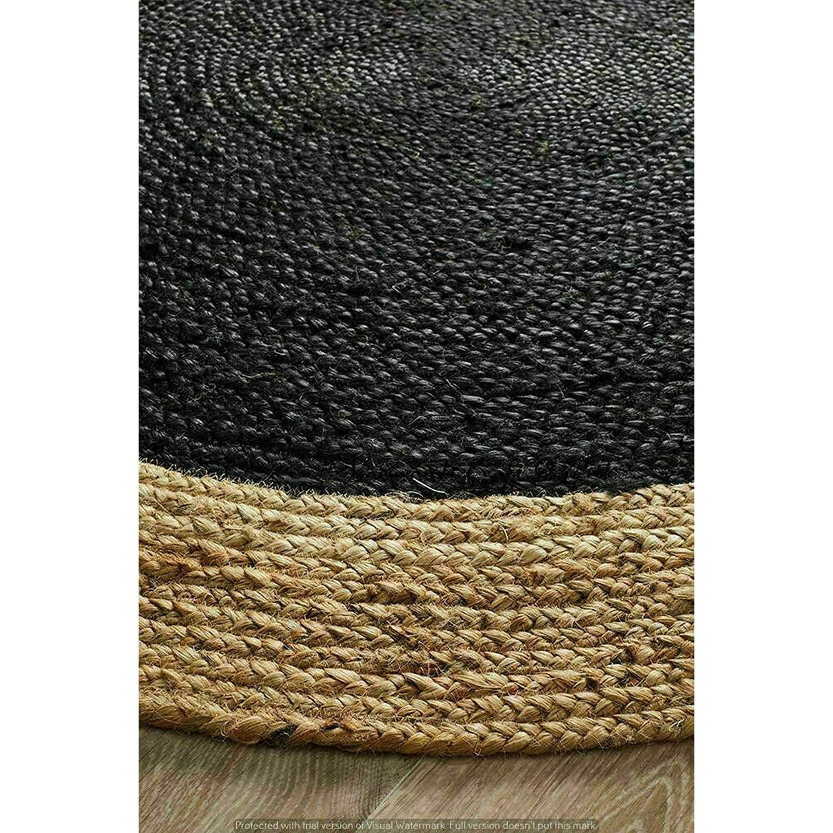 Handmade Natural Jute Round Rug – Braided Area Rug for Stylish Home Décor