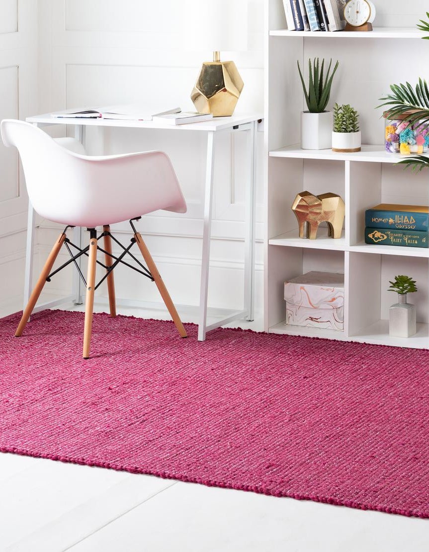 Hand Woven Gilded Jute Rug