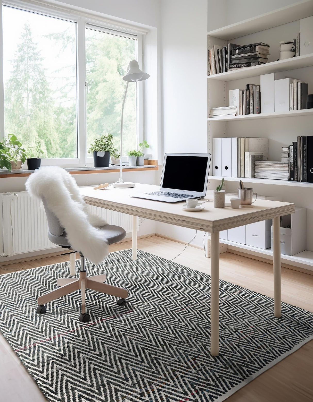 Indian Hand Braided Colorful Cotton Jute Rug