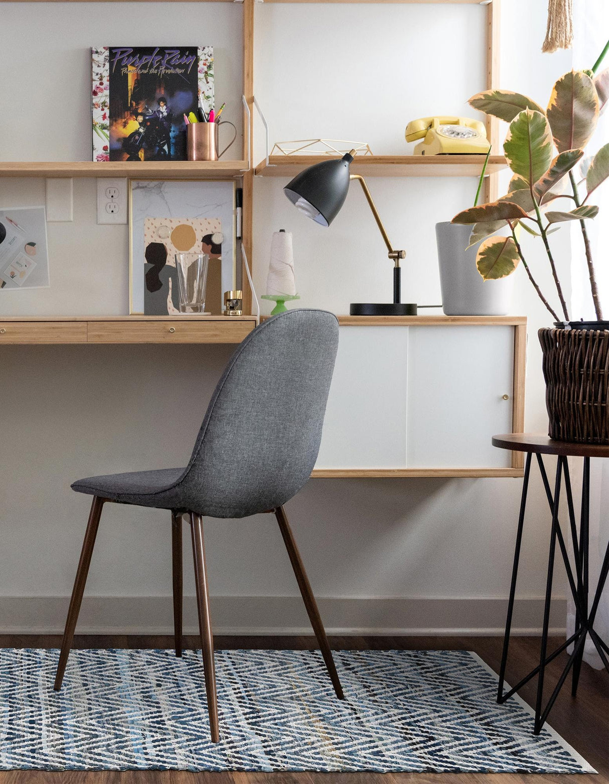 Indian Hand Braided Colorful Cotton Jute Rug