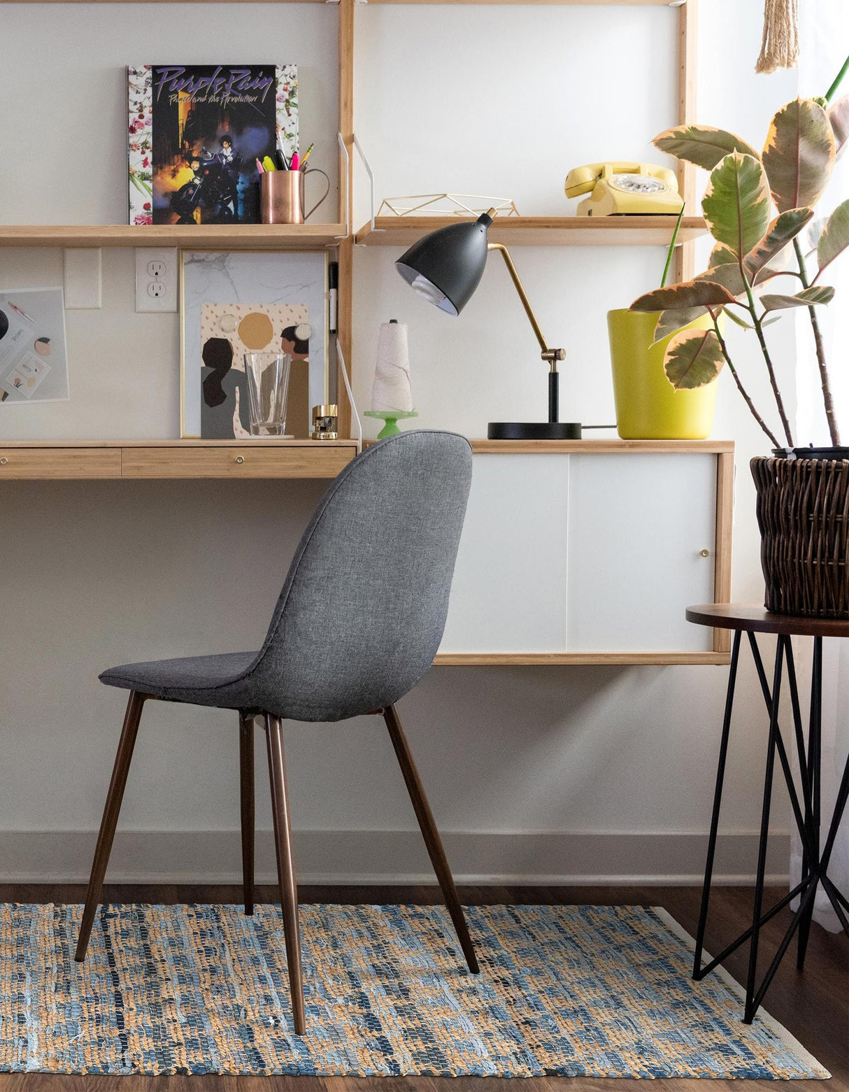 Hand Woven Cotton-Jute Rug, Sustainable Home Décor Rug