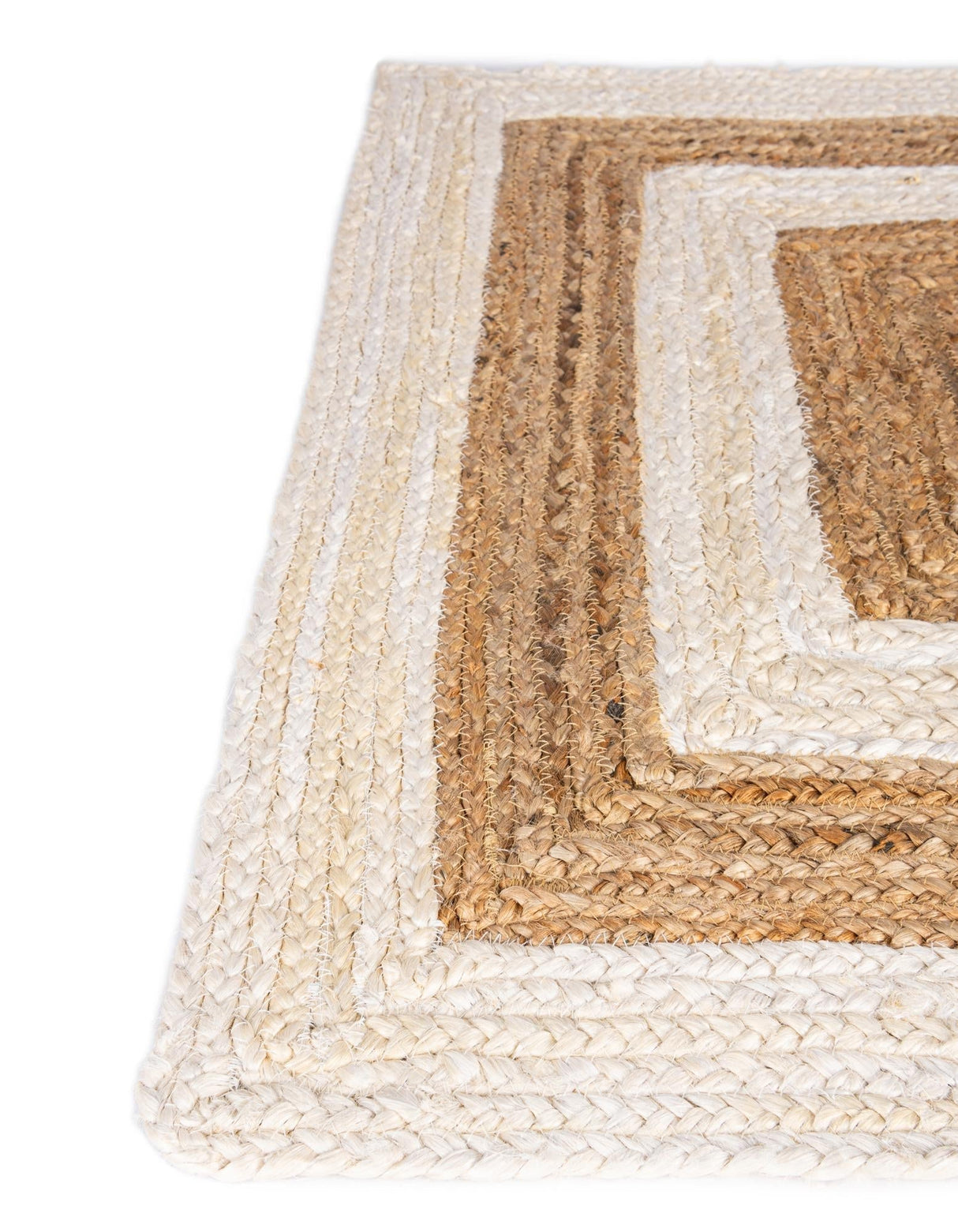 Eco-Friendly Hand Braided Jute Rug – Artisan Natural Fiber Rug from India