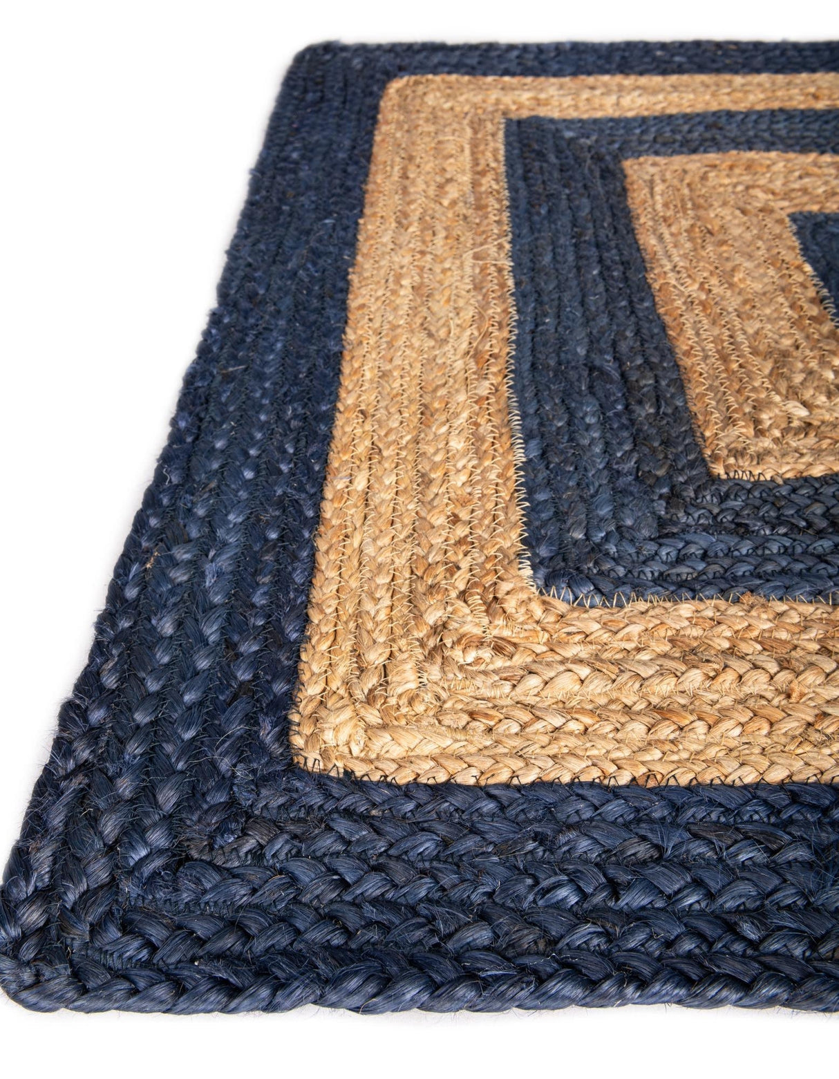Eco-Friendly Hand Braided Jute Rug – Artisan Natural Fiber Rug from India