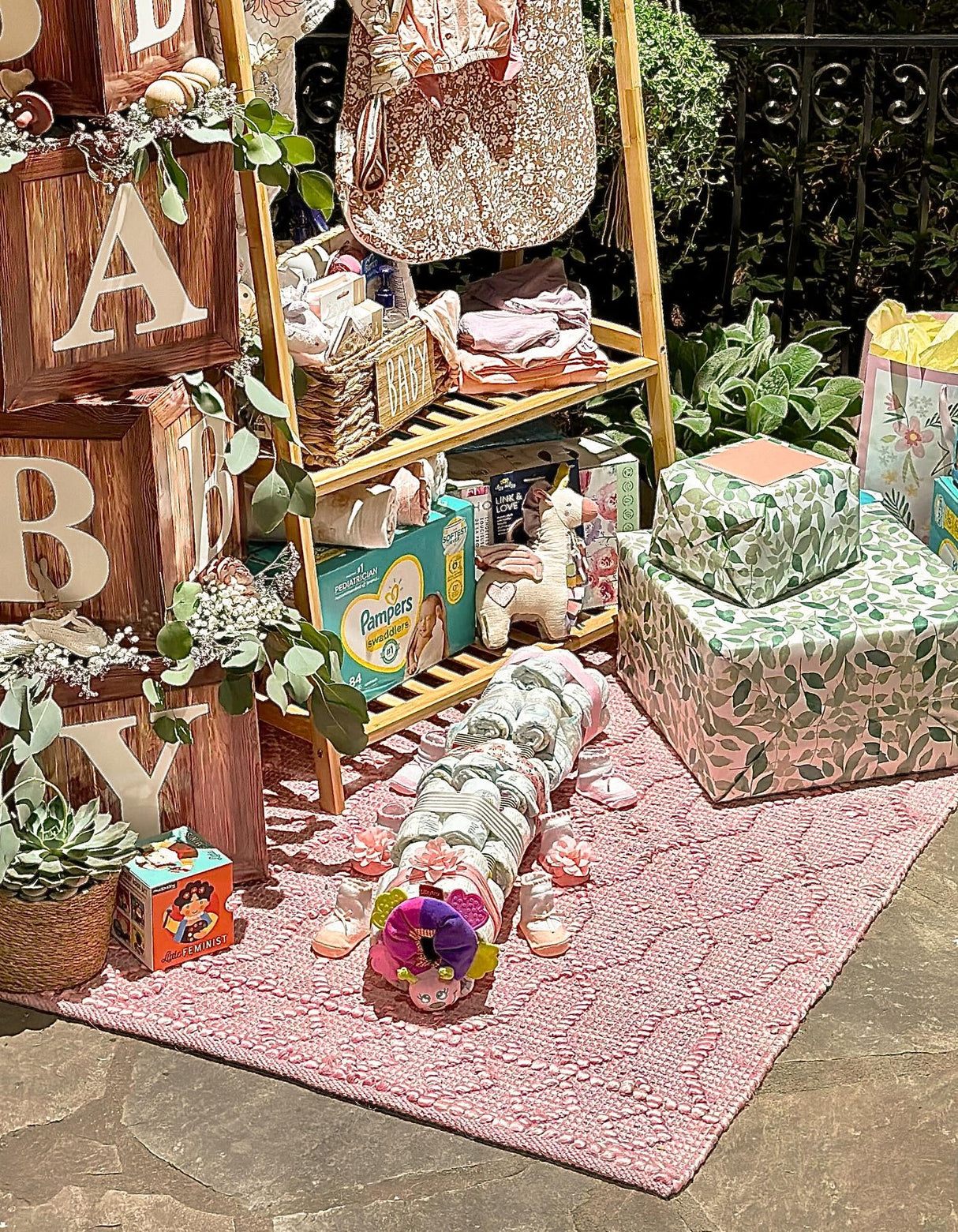 Hand Woven Larsa Colorful Hemp Jute Rug