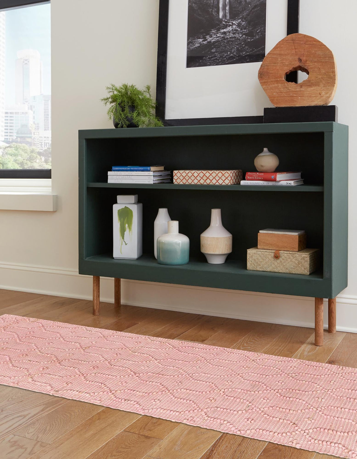 Hand Woven Larsa Colorful Hemp Jute Rug