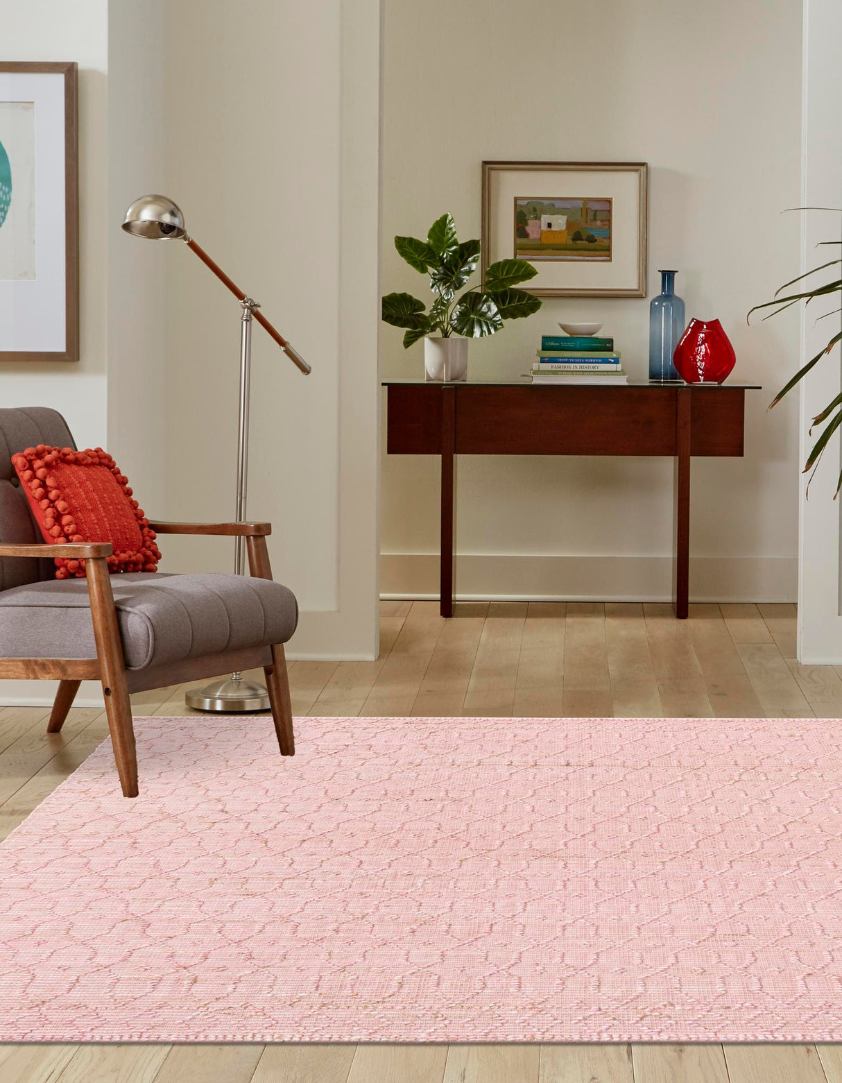 Hand Woven Larsa Colorful Hemp Jute Rug