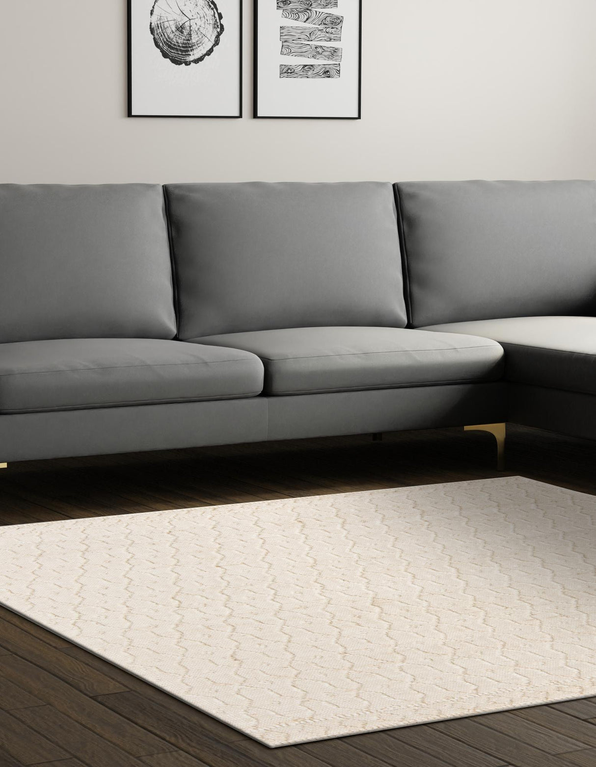 Hand Woven Larsa Colorful Hemp Jute Rug