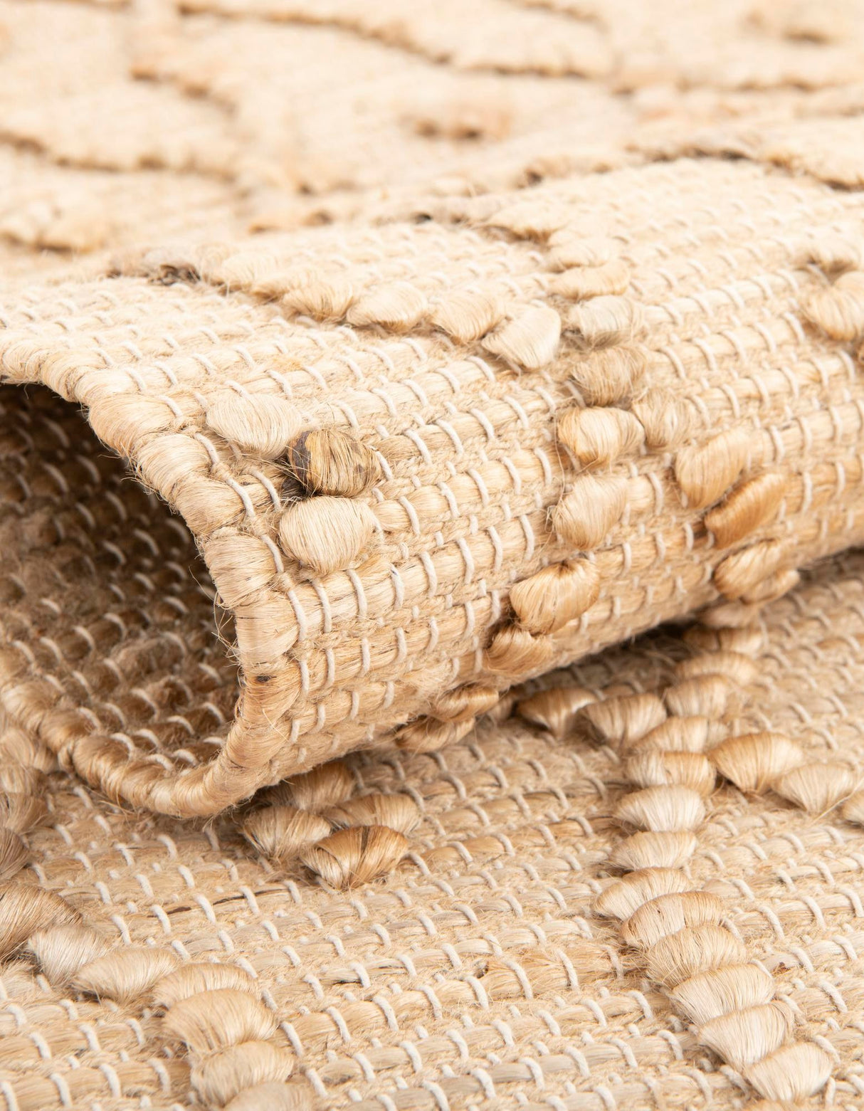 Hand Woven Larsa Colorful Hemp Jute Rug