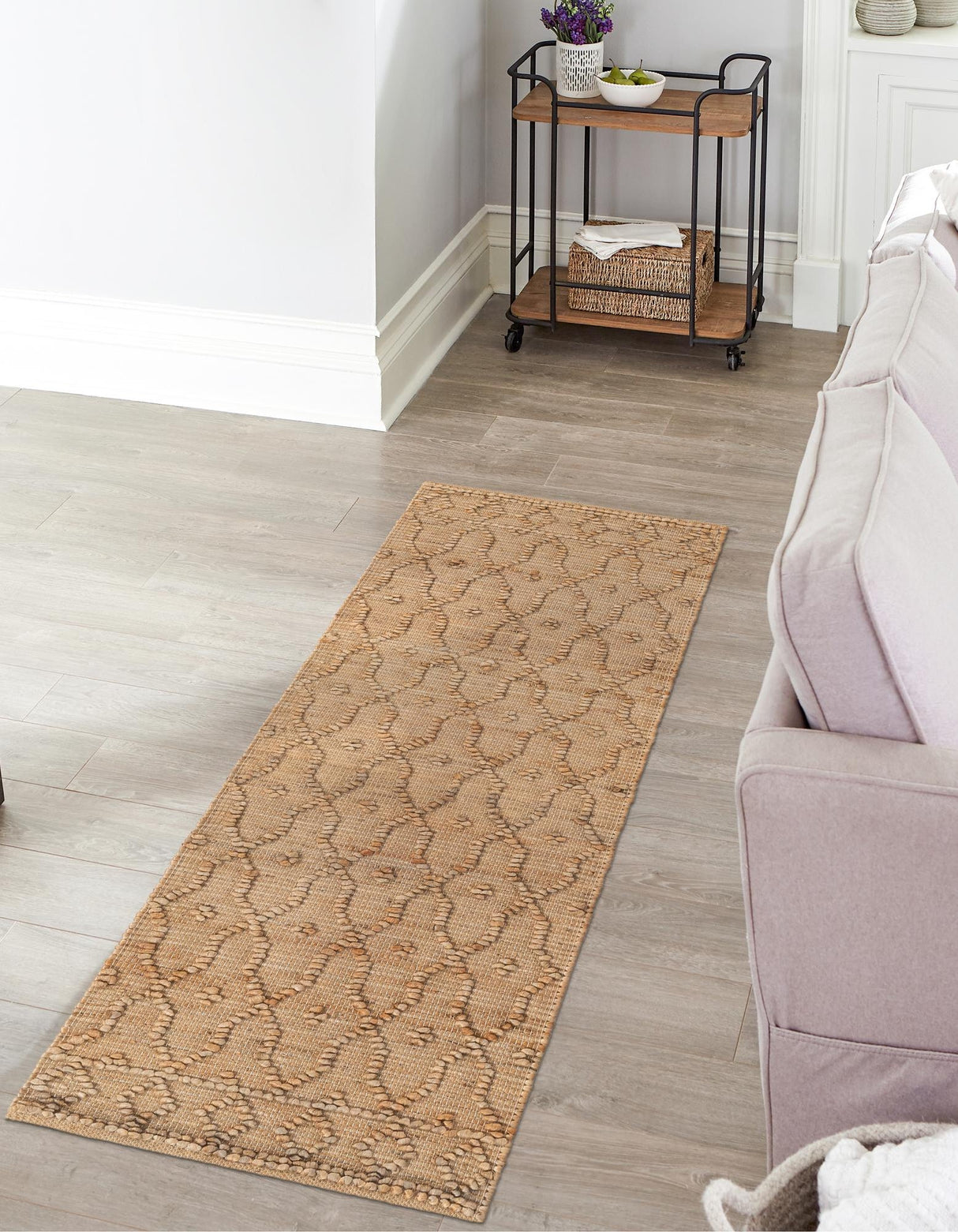 Hand Woven Larsa Colorful Hemp Jute Rug