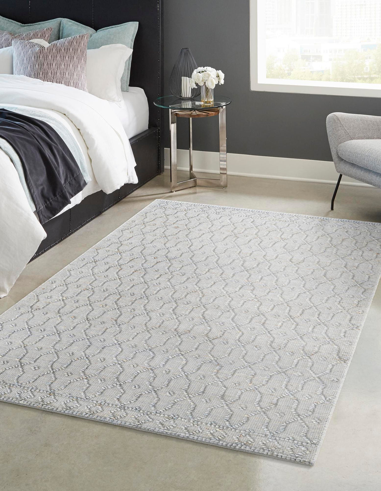 Hand Woven Larsa Colorful Hemp Jute Rug