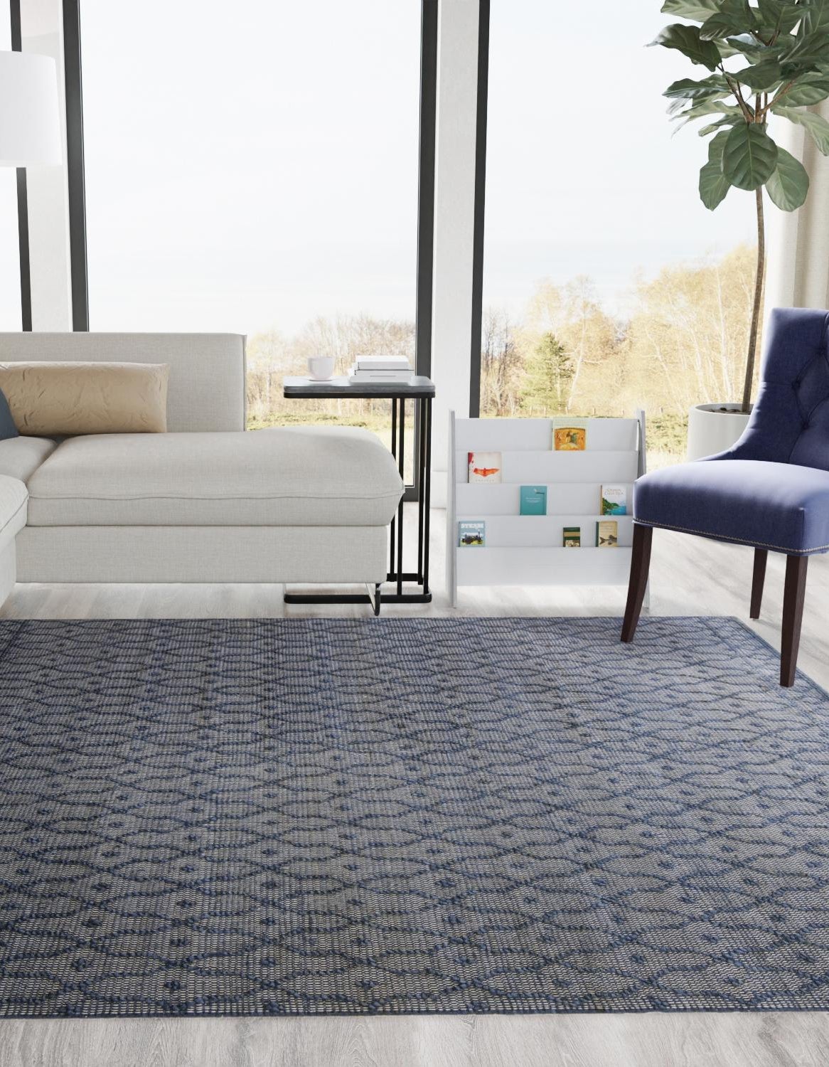 Hand Woven Larsa Colorful Hemp Jute Rug