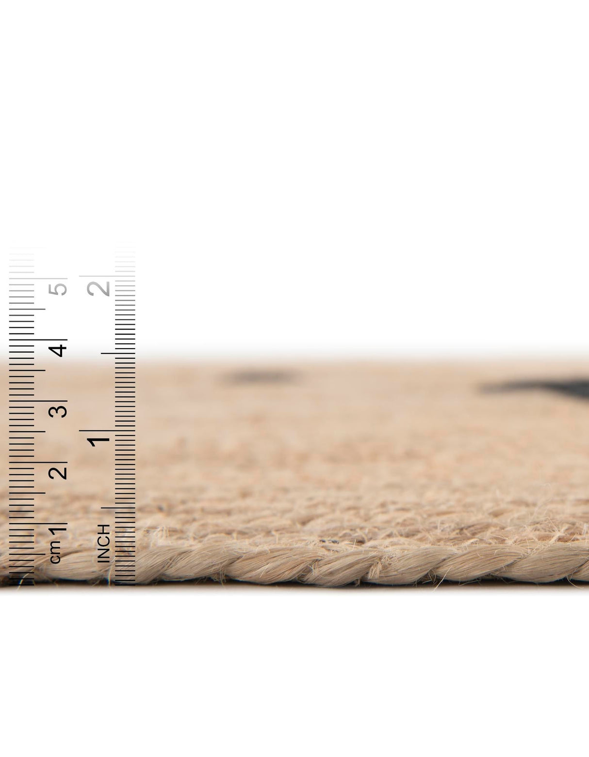 Round Jute Rug for Kids – Hand Braided Natural Rug for Nursery or Bedroom