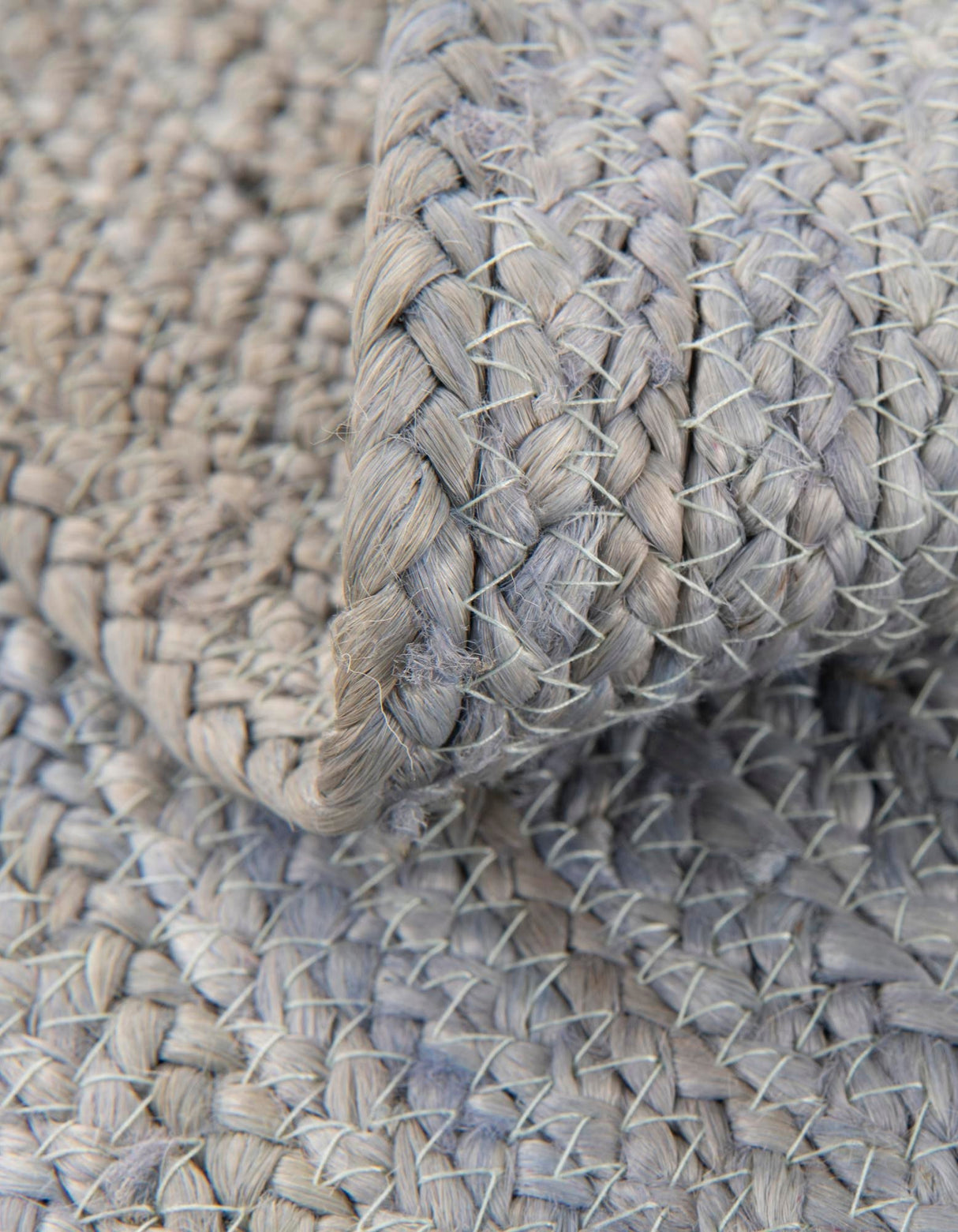 Round Jute Rug for Kids – Hand Braided Natural Rug for Nursery or Bedroom