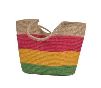 Jute Cotton Hand Bag | Women's Tote Shoulder Bag