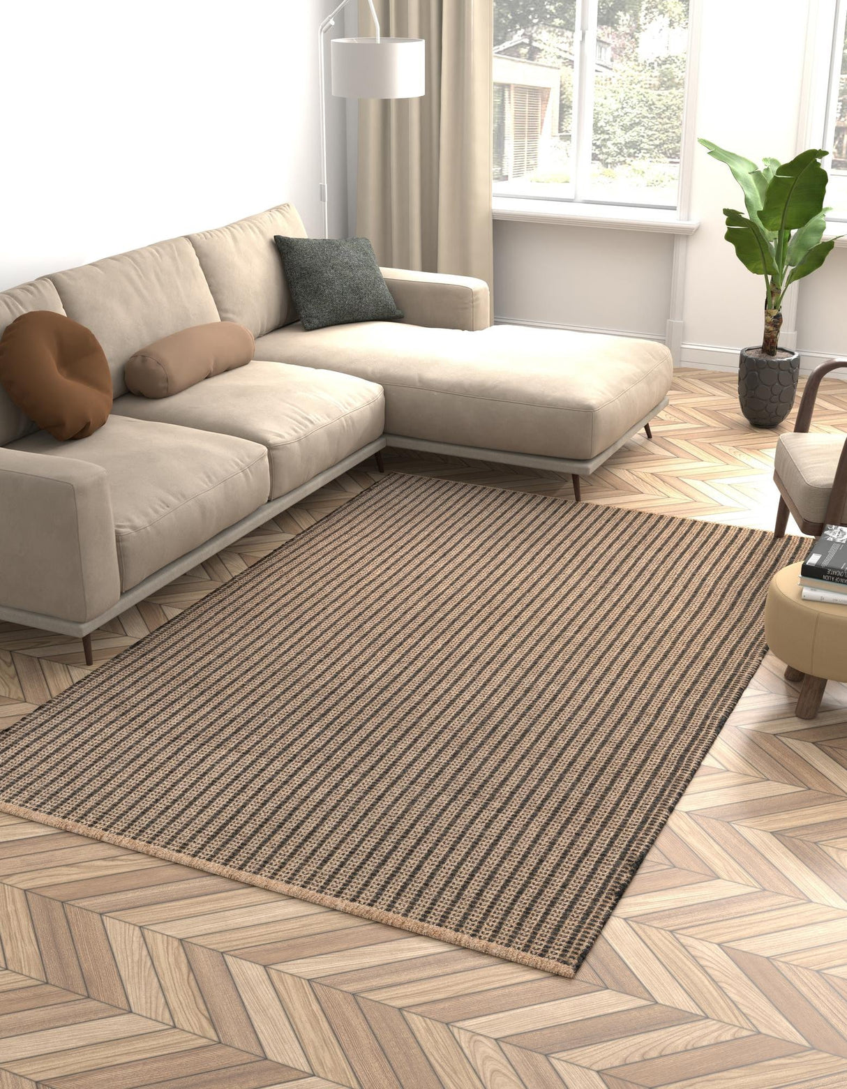 Chunky Rug, Eco Friendly Decor for Living Room