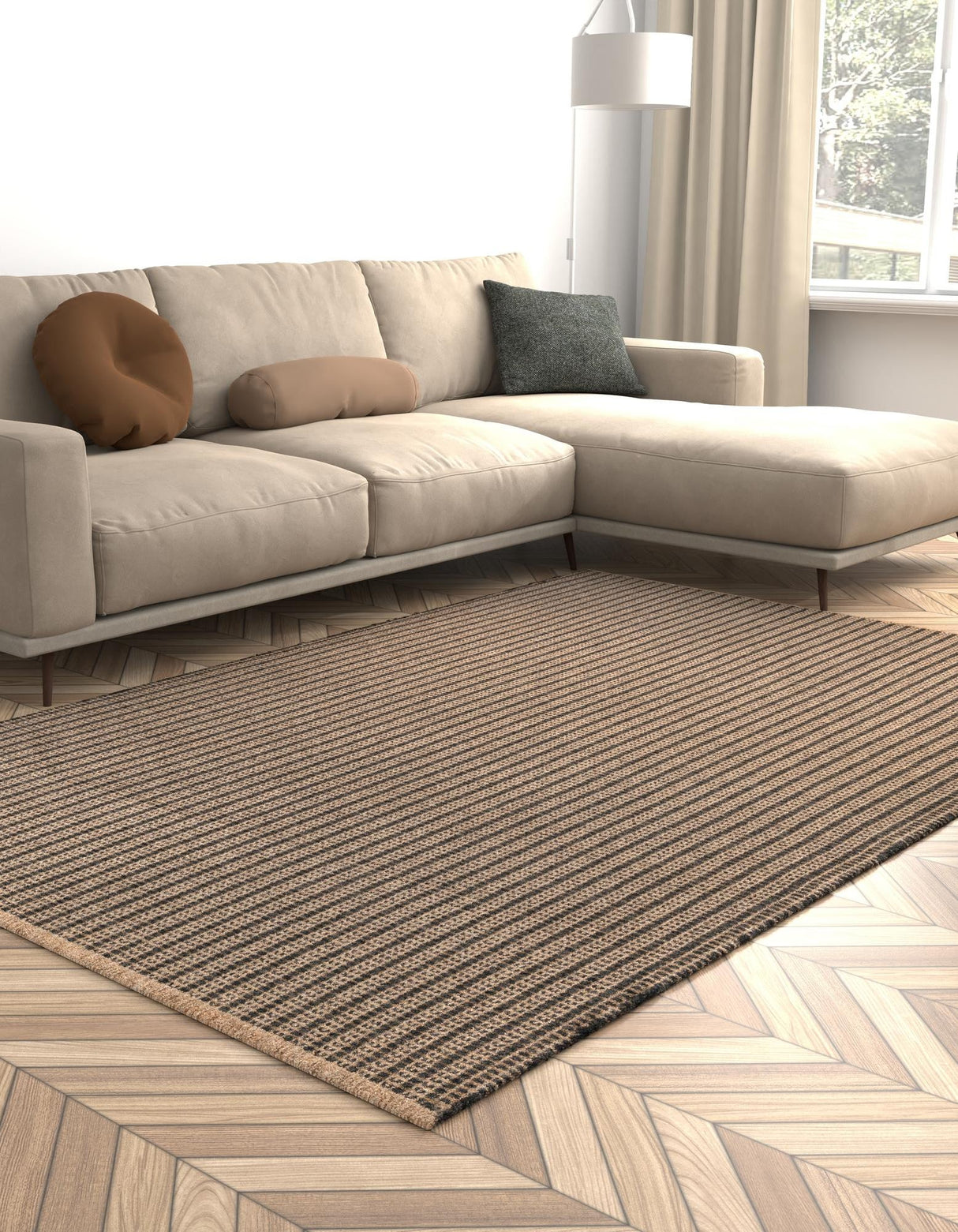 Chunky Rug, Eco Friendly Decor for Living Room