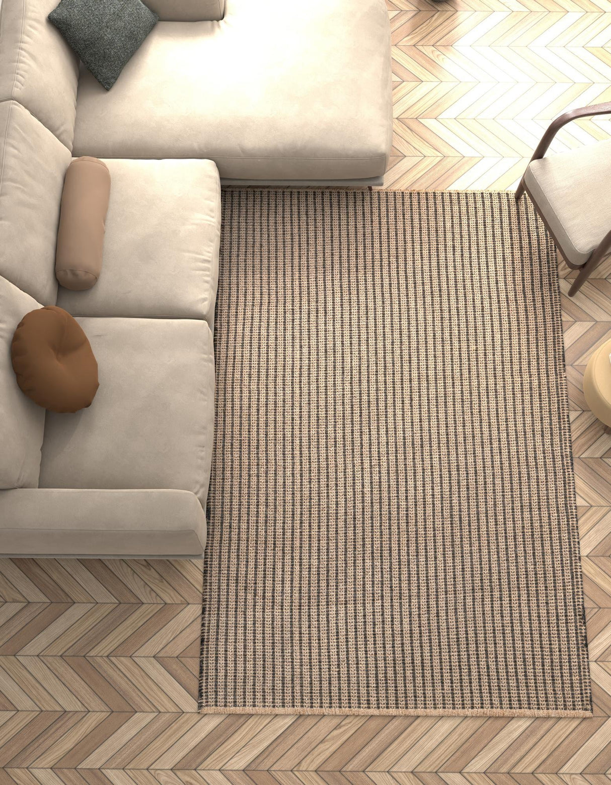 Chunky Rug, Eco Friendly Decor for Living Room