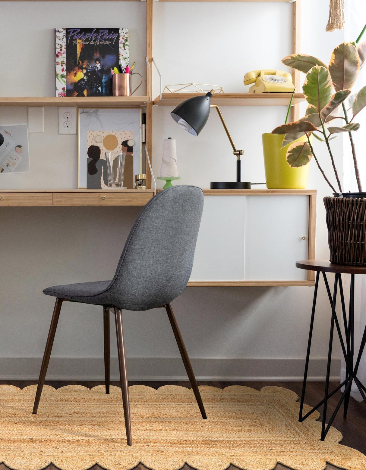 Hand Scallop Braided Jute Rug – Natural Fiber Rug with Decorative Edge