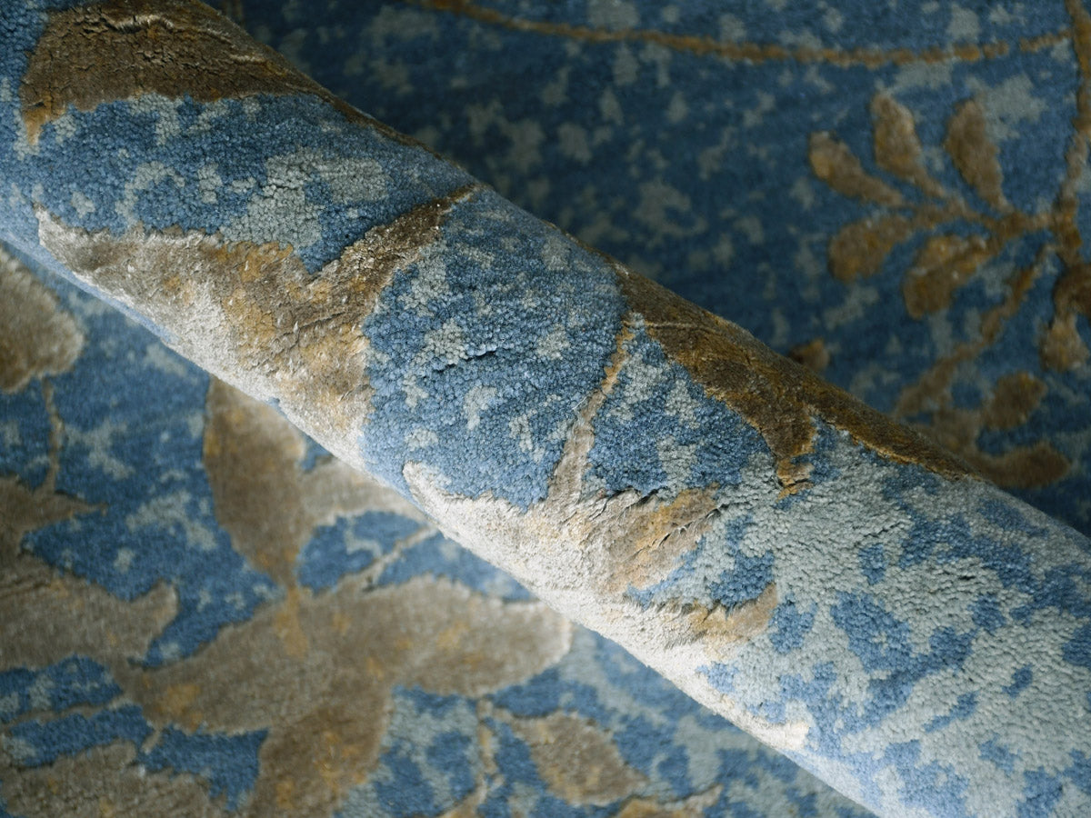 Contemporary Knotted Carpet, Exclusive Knotted Modern Carpet for Living Rooms