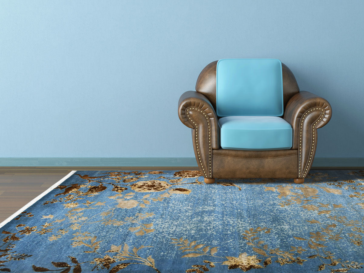 Contemporary Knotted Carpet, Exclusive Knotted Modern Carpet for Living Rooms