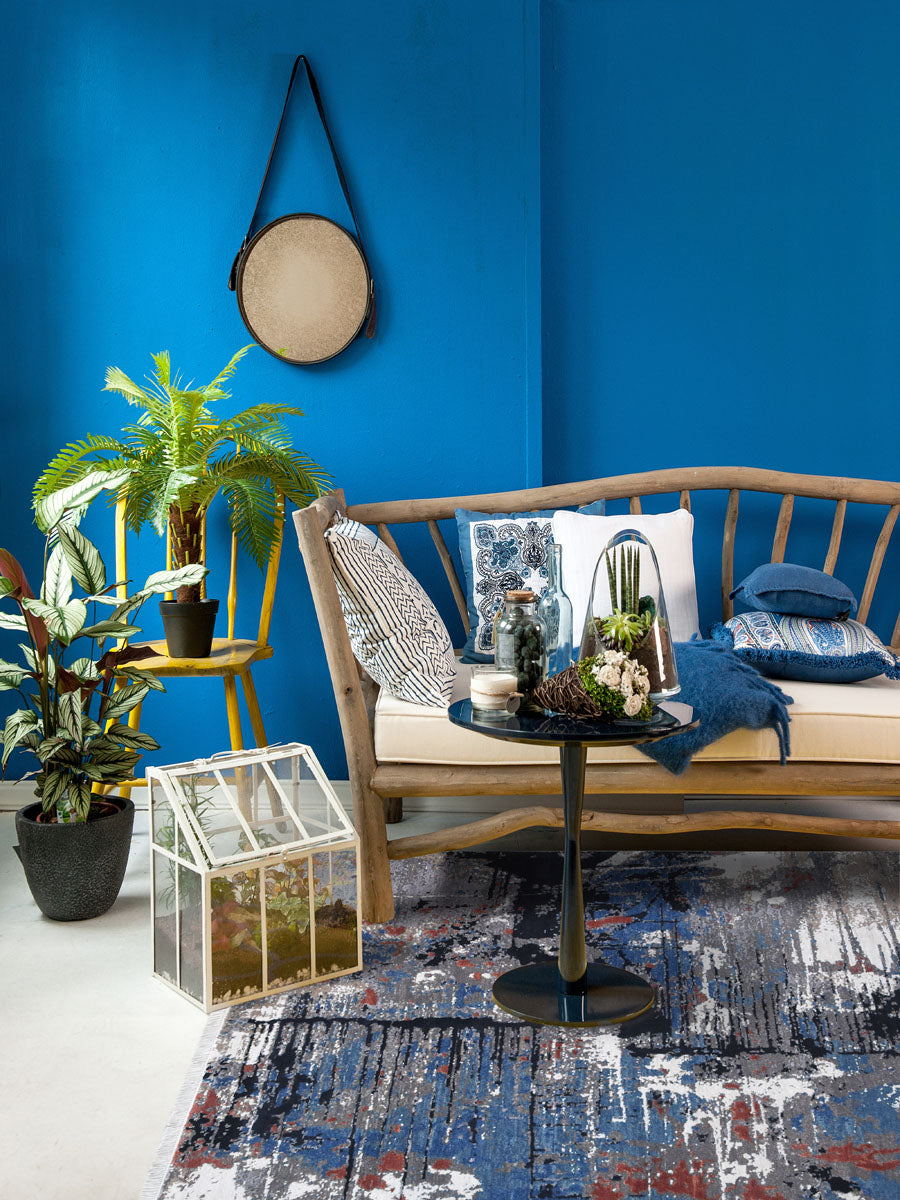 Hand Knotted Floor Carpet, Modern Design