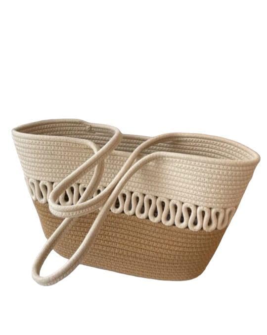 Hand Bag | large Tote Bag | Summer Bag | Bucket Bag | Basket Bag | Bamboo Tote