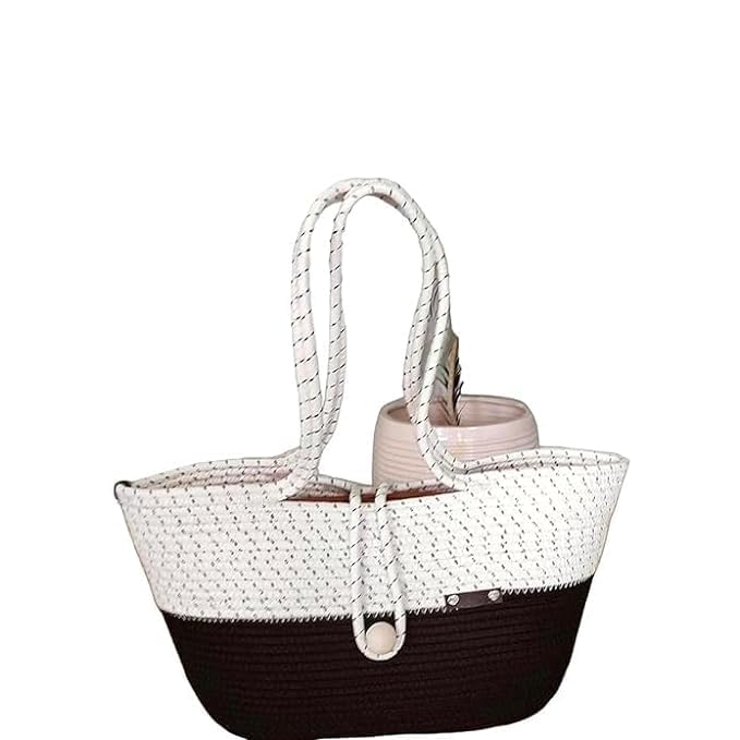 Hand Bag | large Tote Bag | Summer Bag | Bucket Bag | Basket Bag | Bamboo Tote