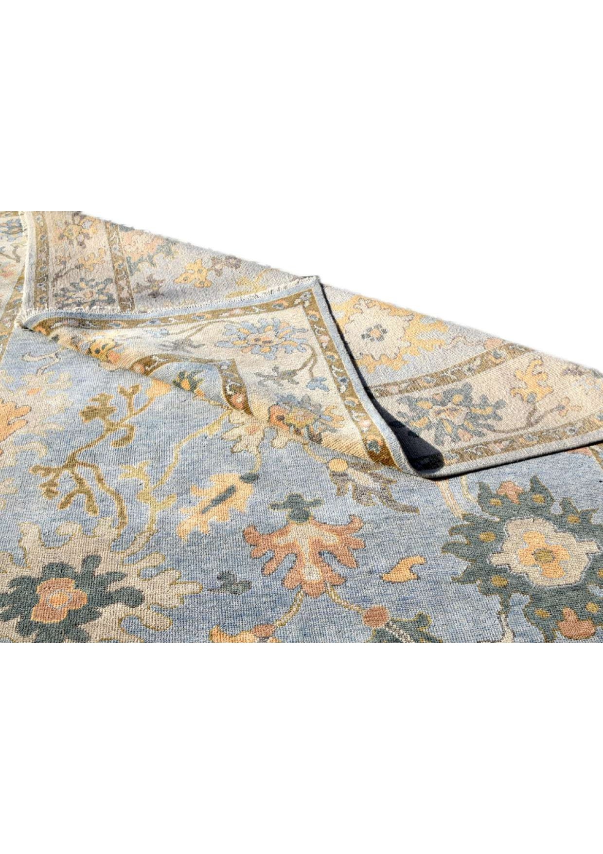 Contemporary Oushak Oversize Luxury Handmade Rug, Wool Oushak Carpets