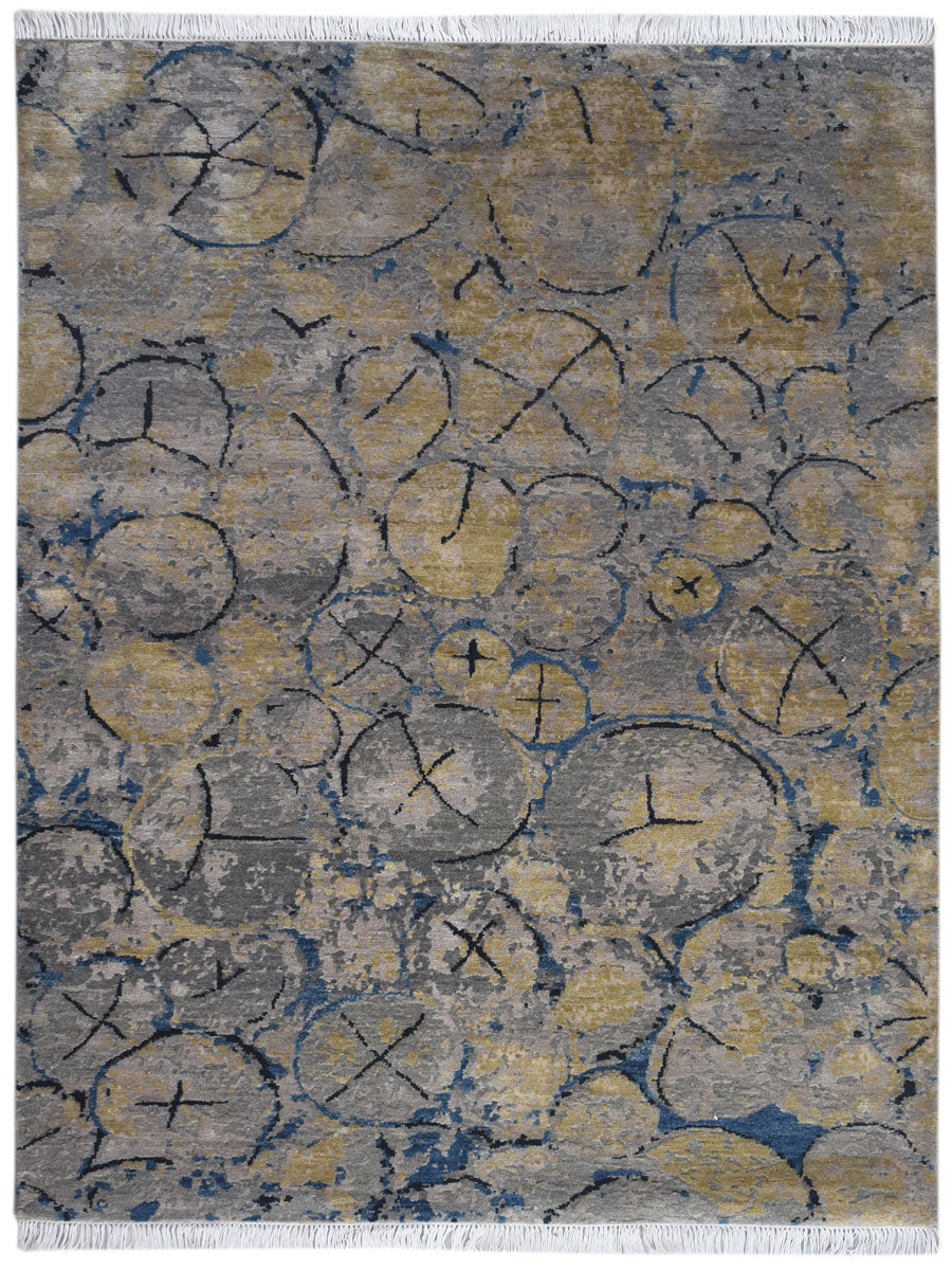 Hand Made Best Wool Bamboo Silk Carpet