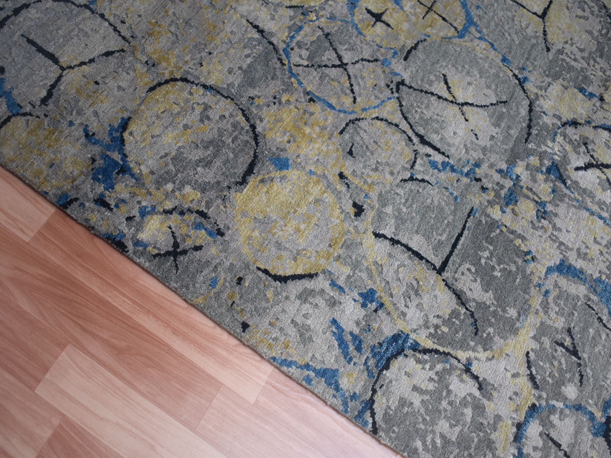 Hand Made Best Wool Bamboo Silk Carpet